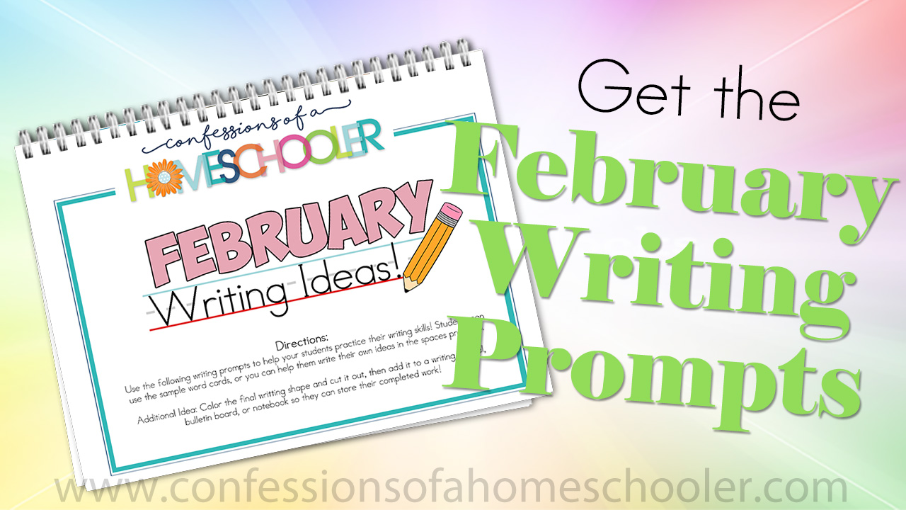 February Kindergarten Writing Prompts - Confessions of a Homeschooler