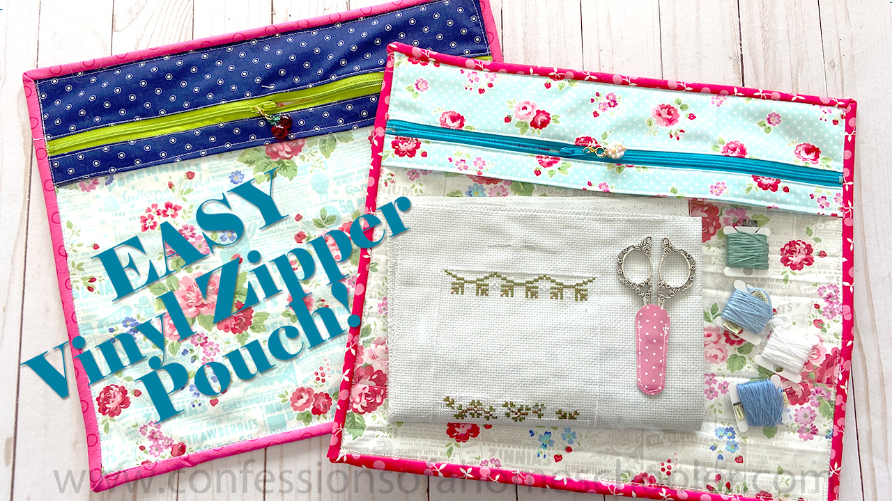 EASY Vinyl Zipper Pouch