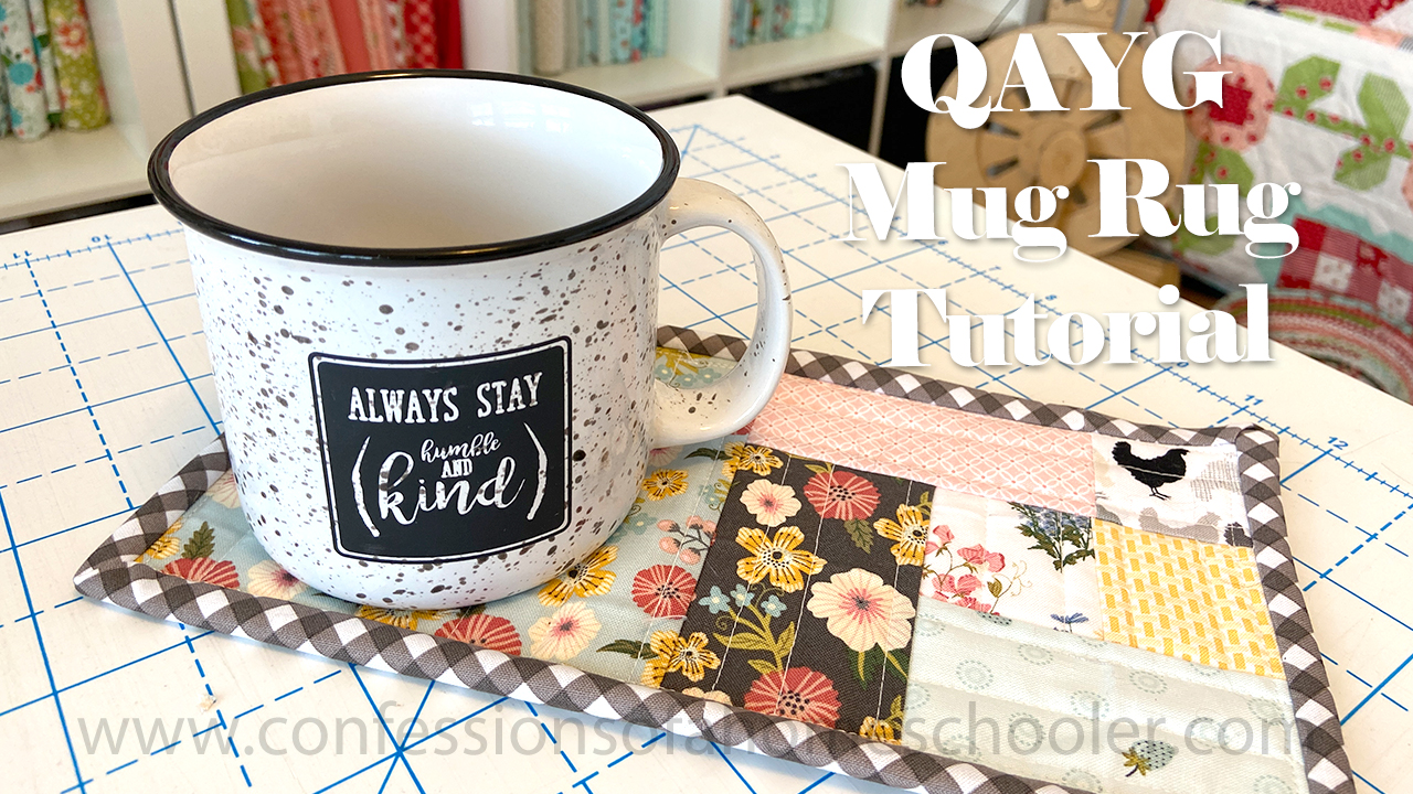 QAYG Mug Rug Sewing Tutorial