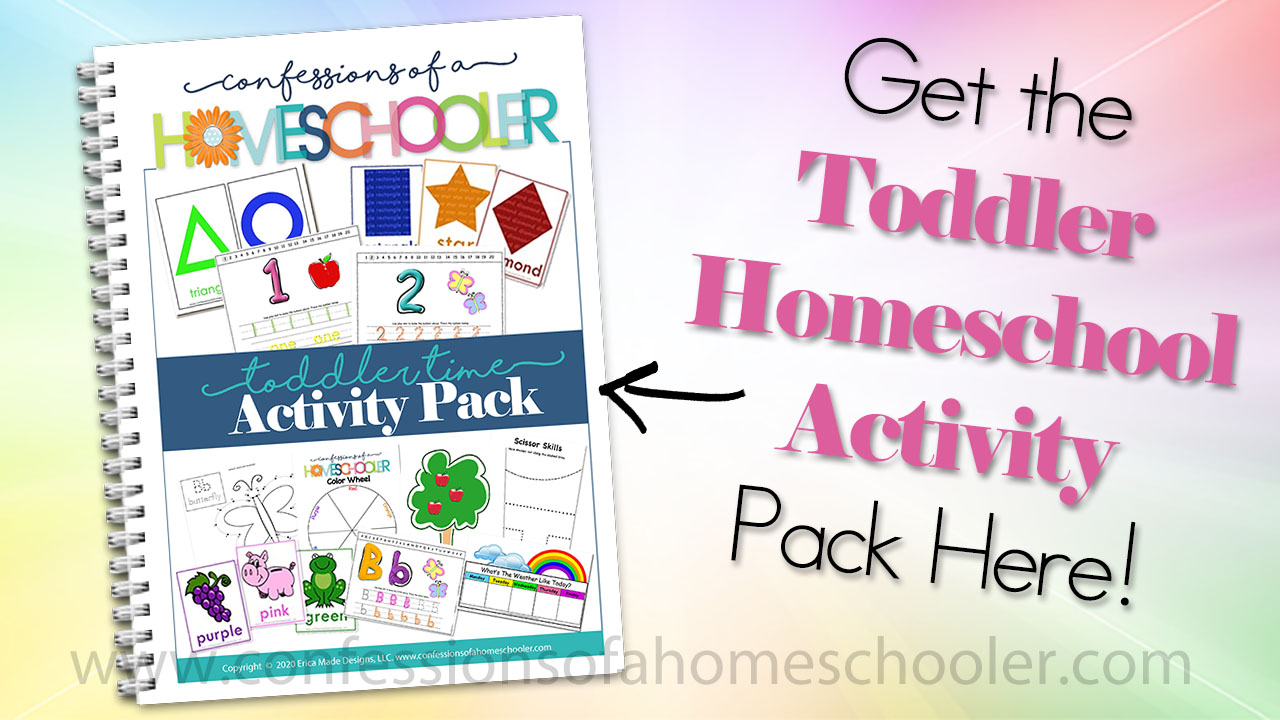 Toddler Homeschool Activity Pack