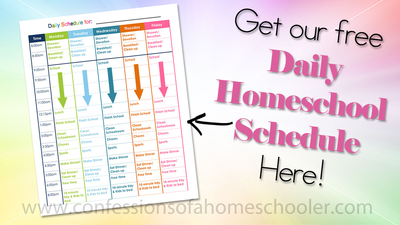 Our Daily Homeschool Schedule