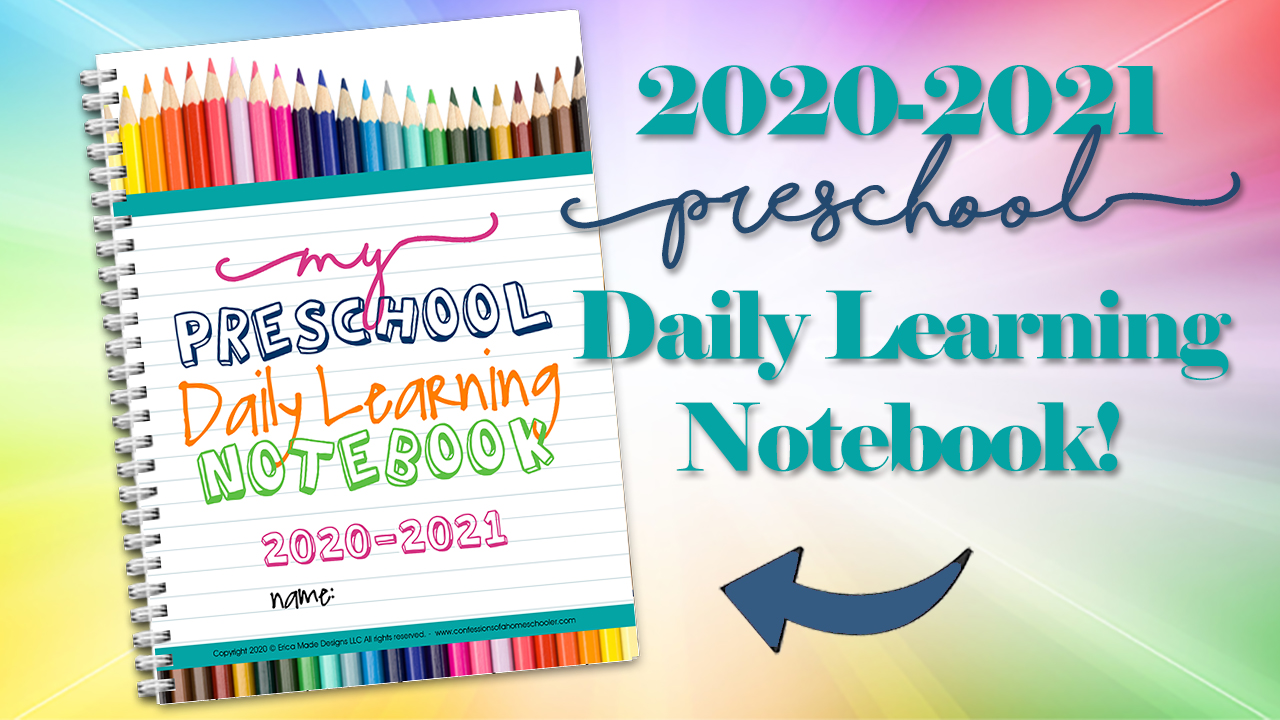 2020-2021 Preschool Daily Learning Notebook