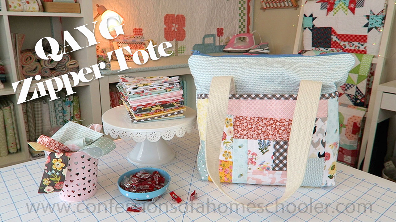 How to make Zipper Tote bag