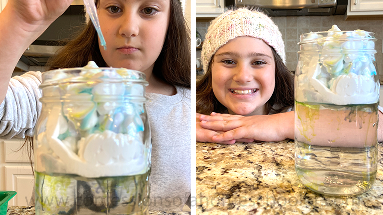 Rain Cloud in a Jar Experiment