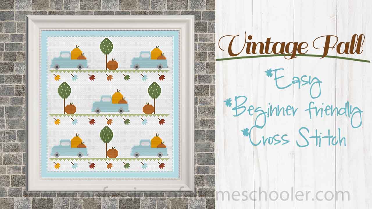 Vintage Fall Cross Stitch