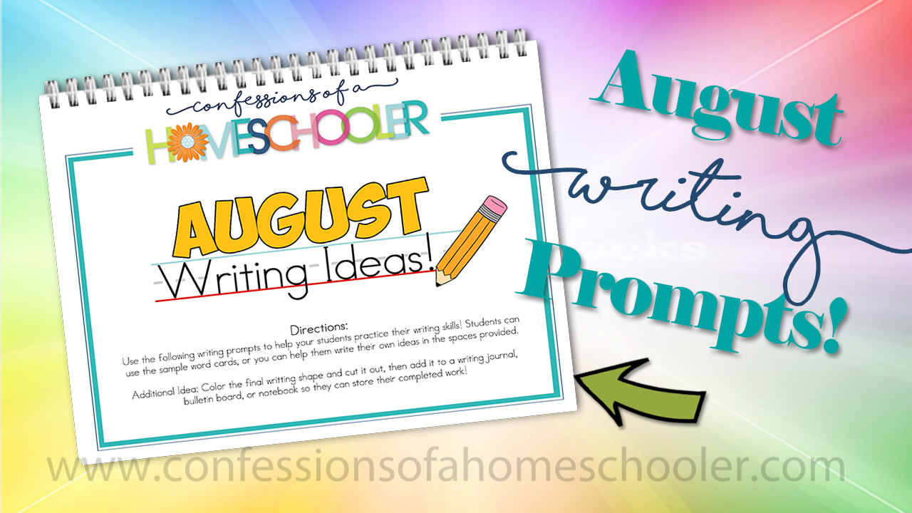 August Kindergarten Writing Prompts