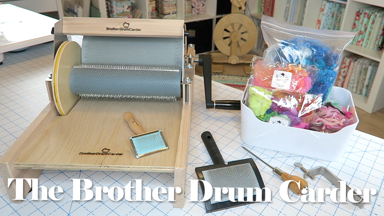 Brother Drum Carder Unboxing & Review