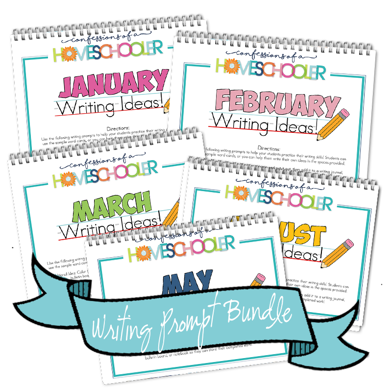 January - December Kindergarten Themed Writing Prompt Worksheets ...