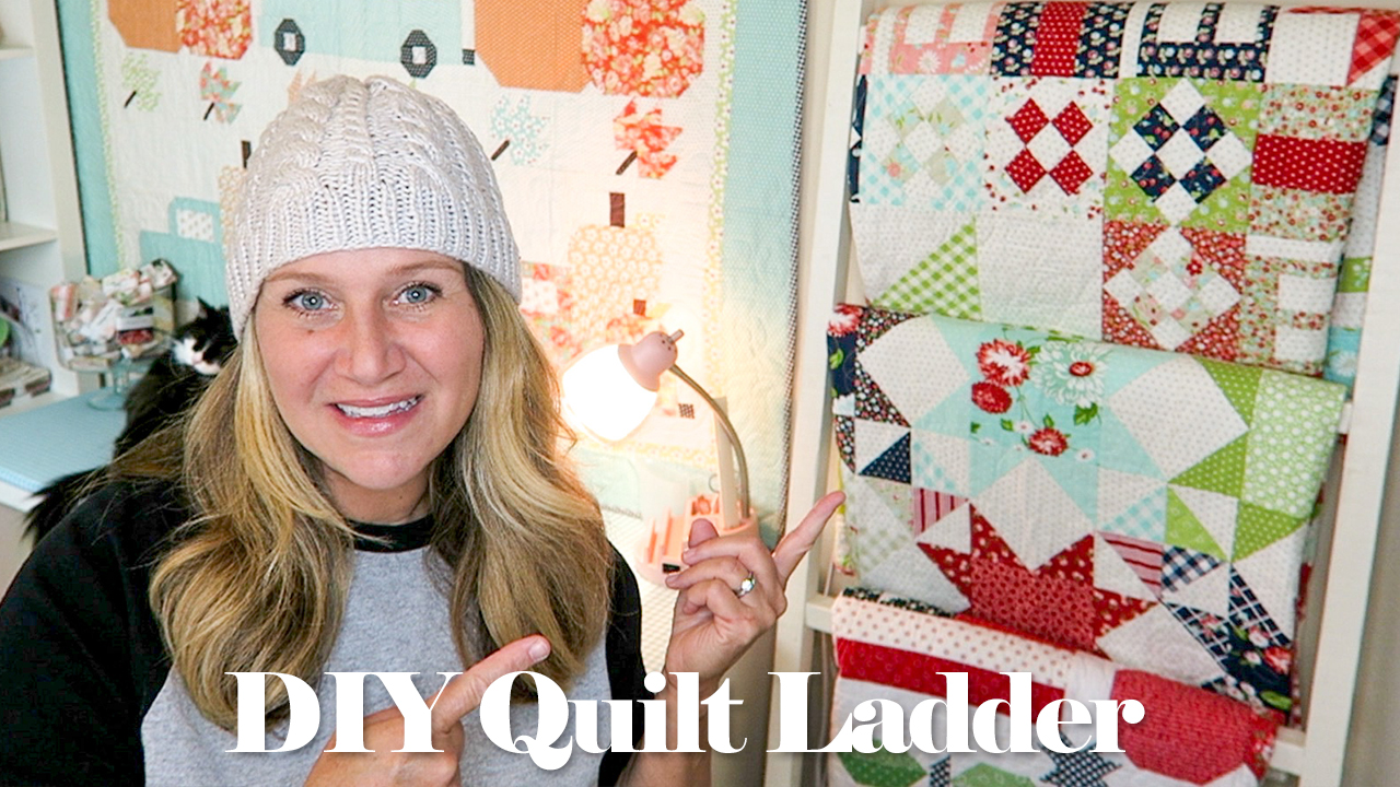 DIY Quilt Ladder / Tutorial