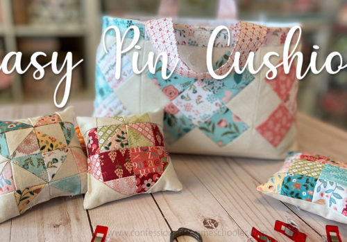 Easy Quilty Pin Cushion Tutorial!