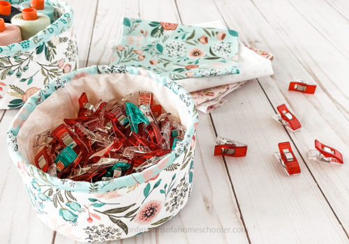 Erica’s Fabric Notions Bowl / Tutorial