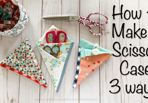 How to make a felt scissor cover — Sum of their Stories Craft Blog