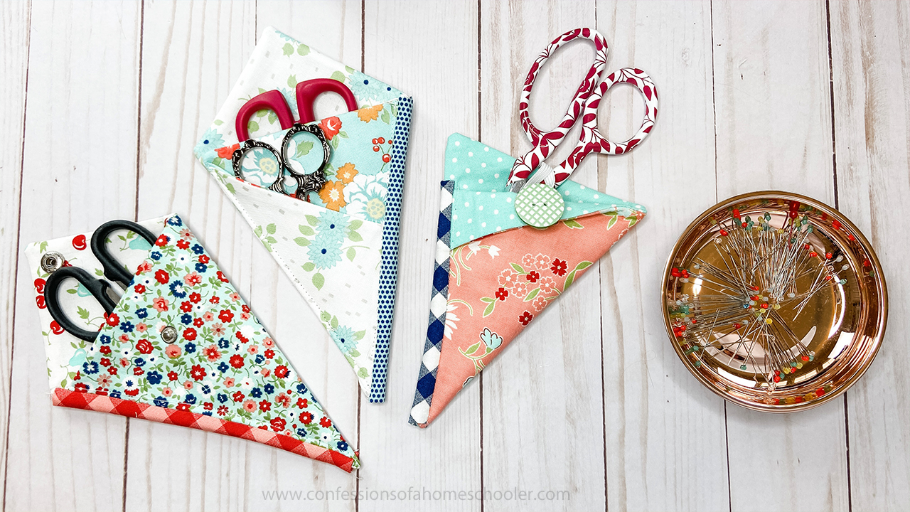 Diy Scissor Case Pattern · How To Make A Scissors Holder · Sewing on Cut  Out + Keep