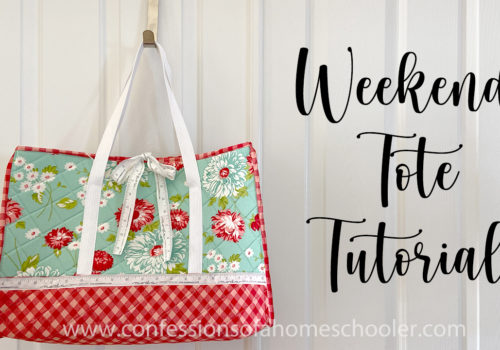 How to Make a Quilted Weekend Tote Bag / Sewing Tutorial