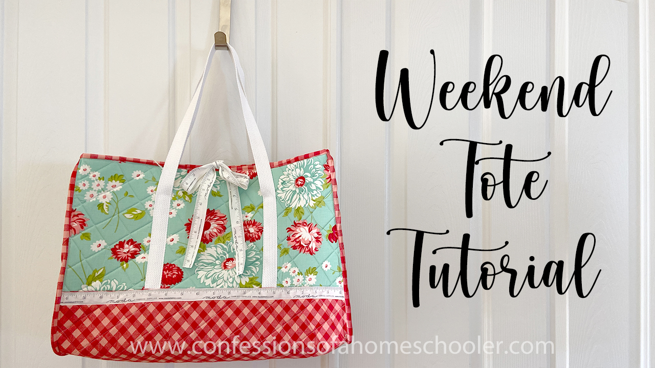 How to Make a Quilted Weekend Tote Bag / Sewing Tutorial