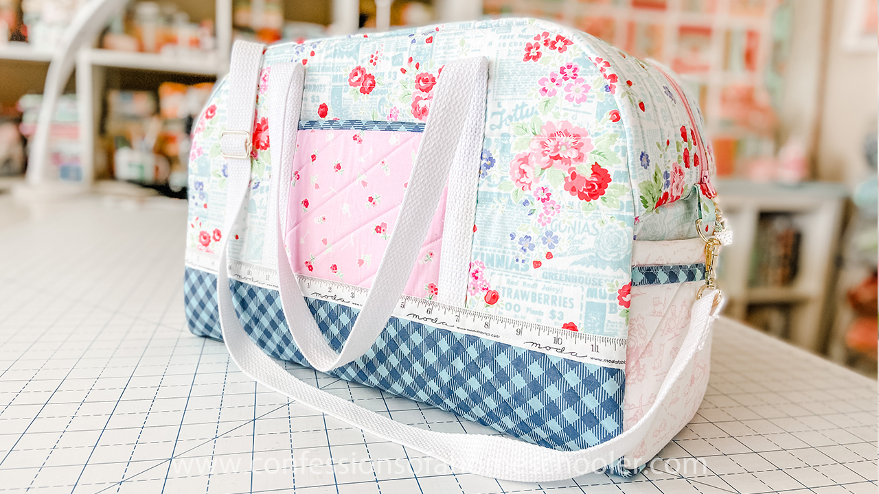 Quilty Weekend Zipper Tote