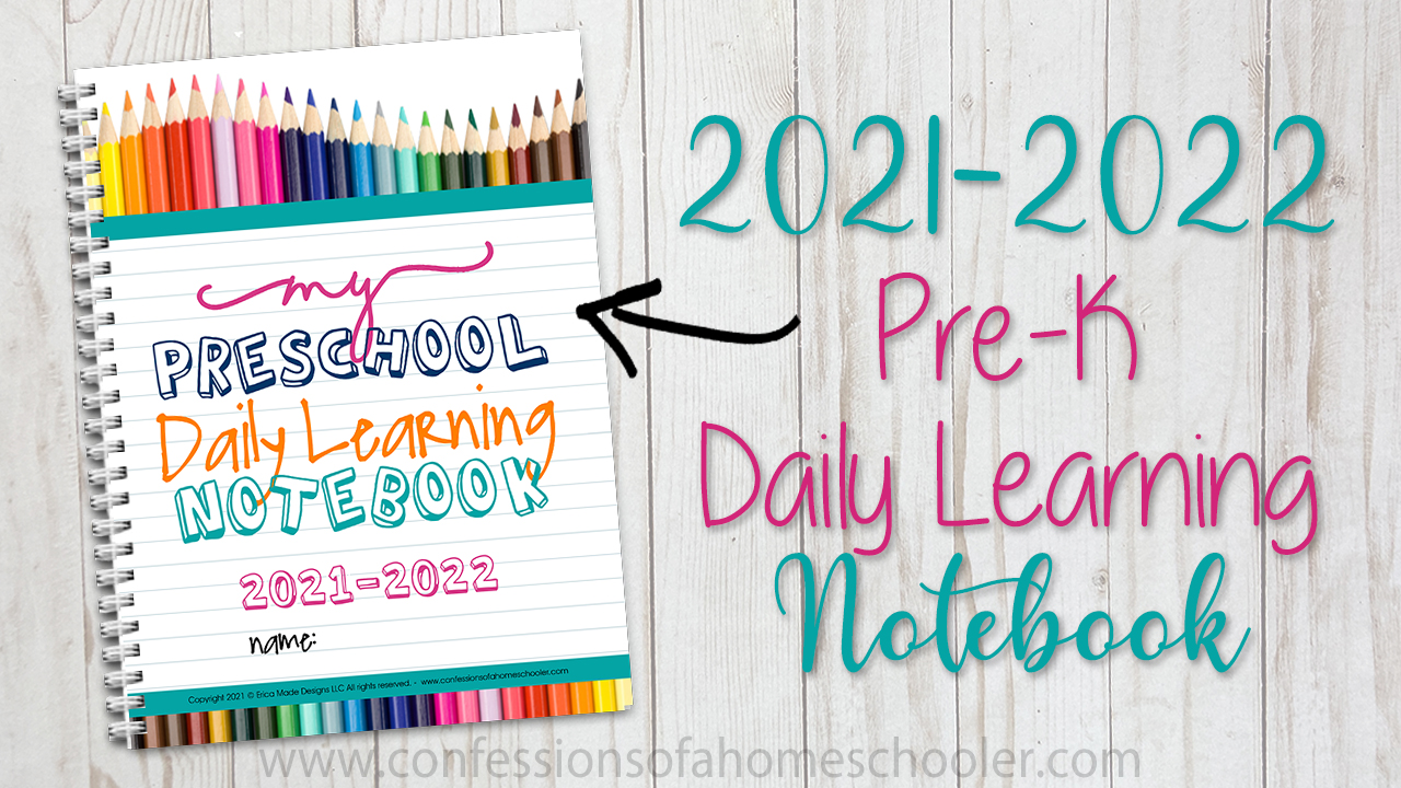 2021-2022 Pre-k Daily Learning Notebook