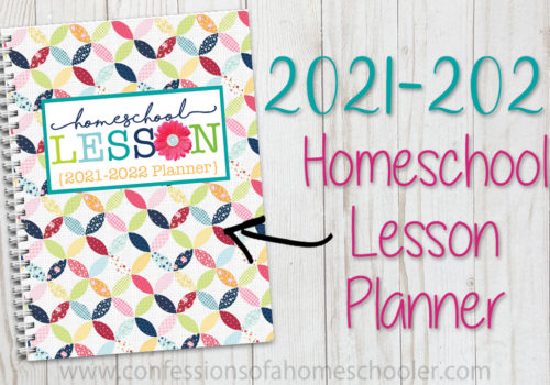 2021-2022 Homeschool Lesson Planner