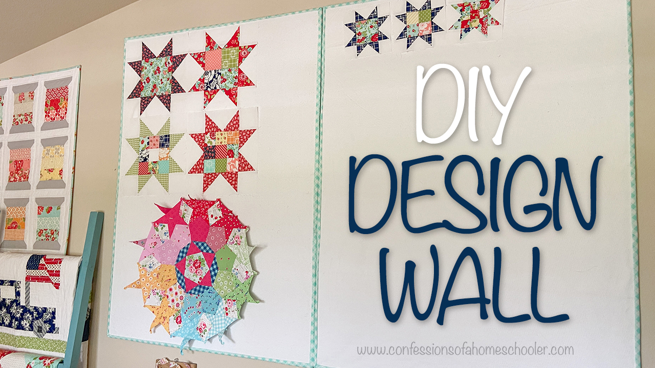 Eigene Quilt-Design-Wall gestaltet - Step-by-Step Anleitung