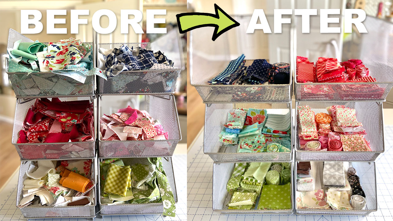 Storing Fabric Scraps - Patchwork Posse