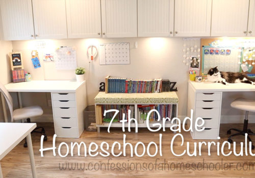 2021-2022 Homeschool Curriculum / 7th Grade
