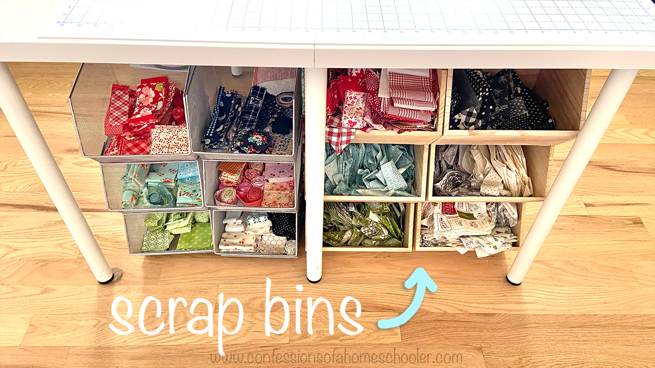 How to Organize Your Fabric Scraps - Confessions of a Homeschooler