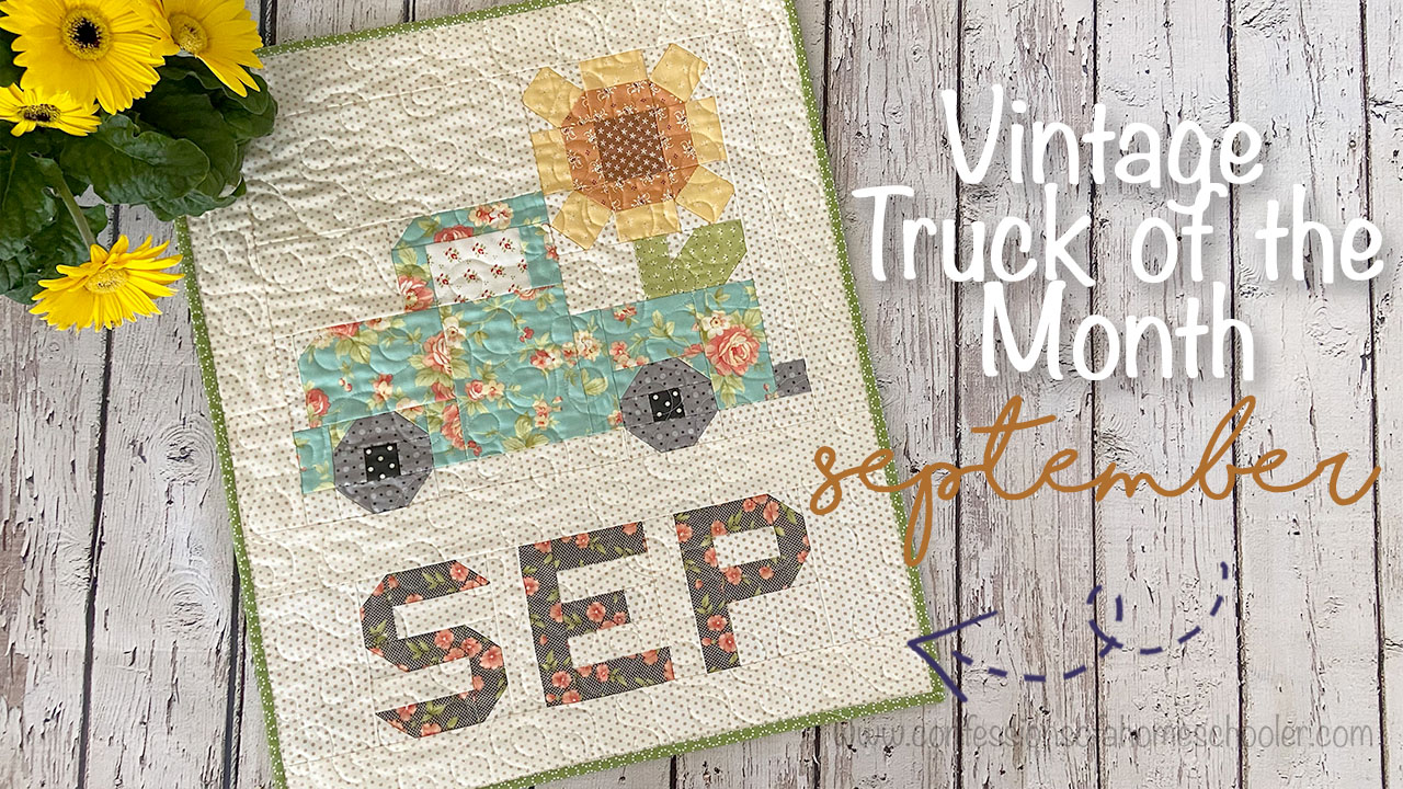 Vintage Truck of the Month: September Quilt Pattern