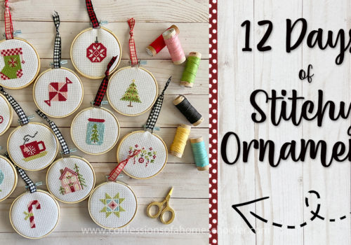 12 Days of Stitchy Ornaments