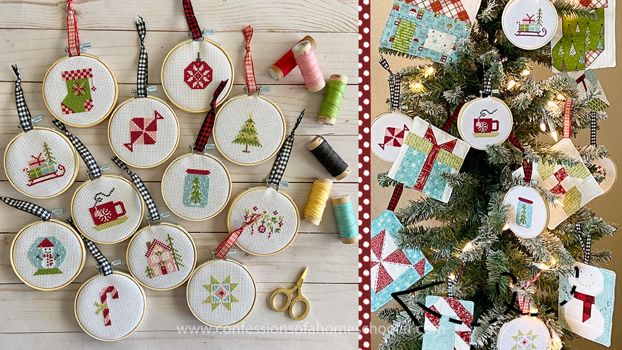 12 Days of Stitchy Ornaments - Confessions of a Homeschooler