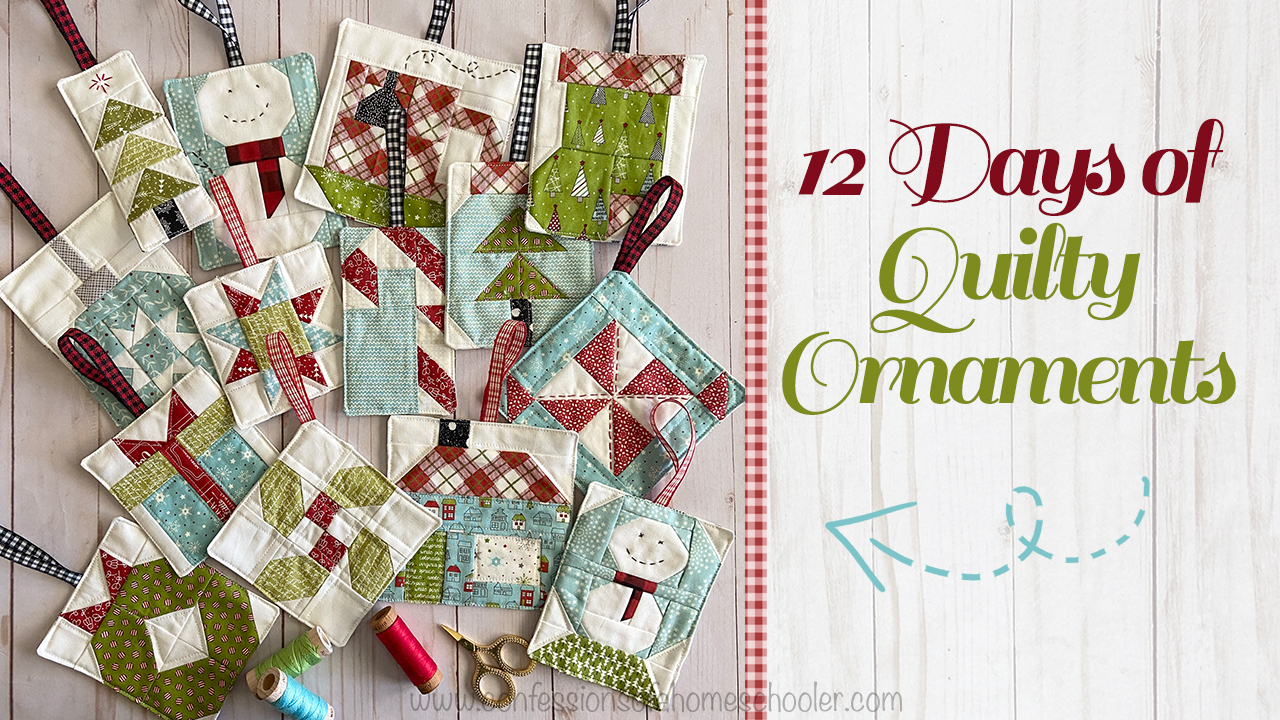 12 Days of Quilty Ornaments