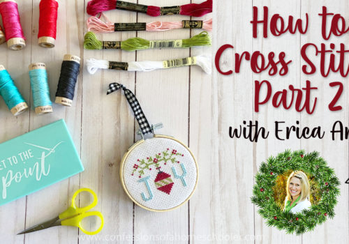 Easy Beginner Cross Stitch Tutorial // Part 2