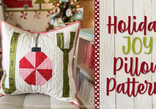 Holiday Joy Pillow Pattern