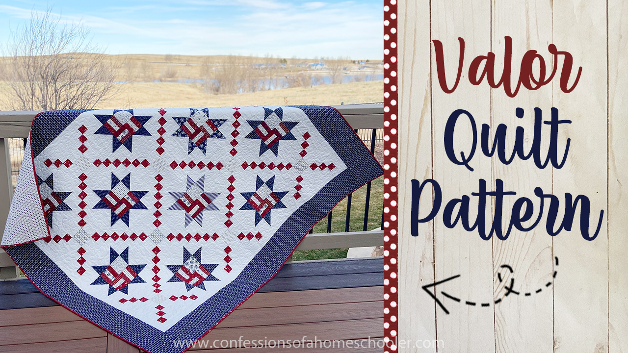 Quilt of Valor PDF Pattern - Confessions of a Homeschooler