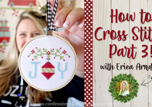 Easy Beginner Cross Stitch Tutorial // Part 3