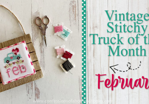 Vintage Stitchy Truck of the Month February