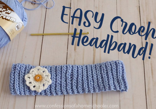 Easy Crochet Headband Tutorial
