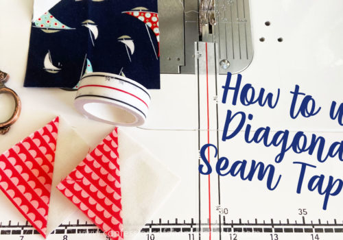 How to Use 1/4″ Diagonal Seam Tape