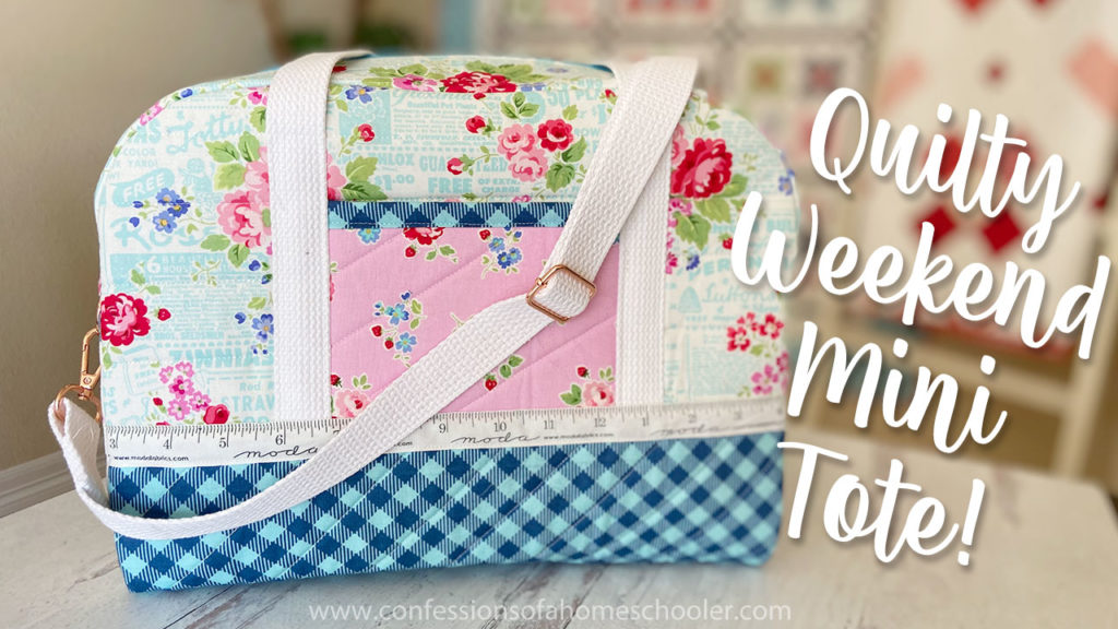 Quilty Weekend Zipper Tote