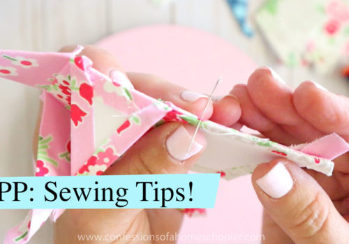 English Paper Piecing Tutorial Part 3: How to Sew!