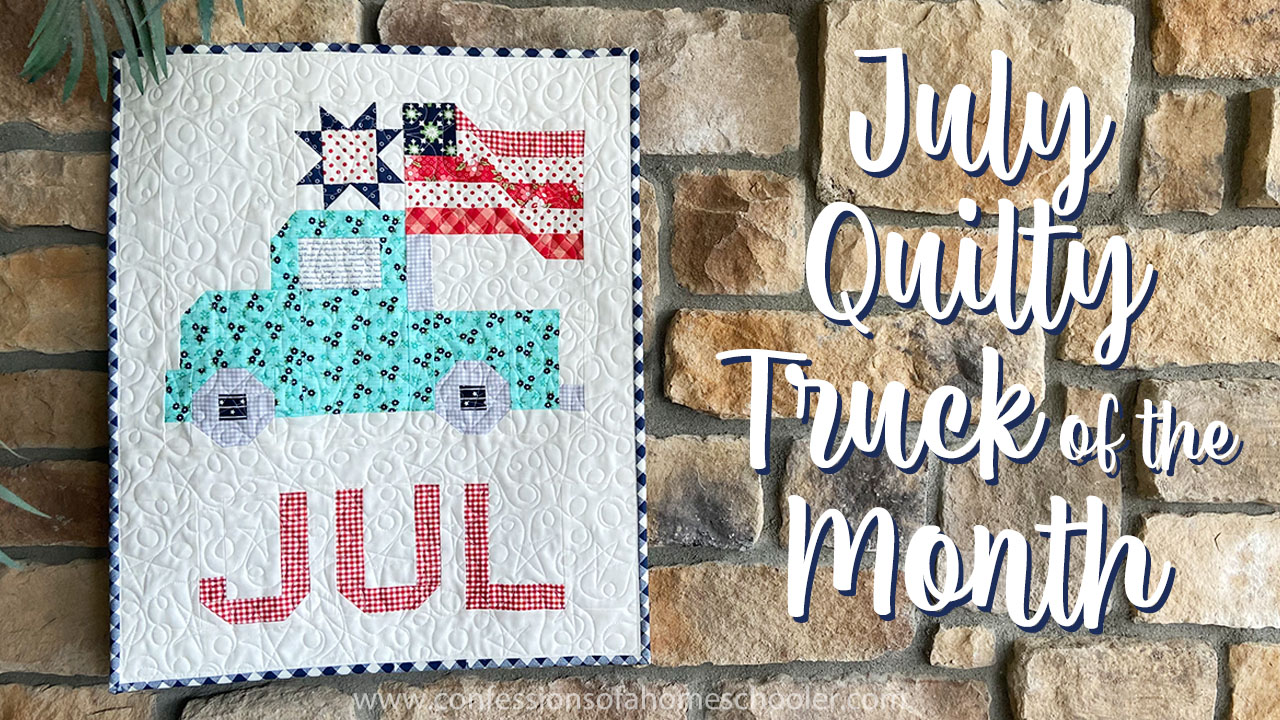 JULY Quilty Truck of the Month Pattern