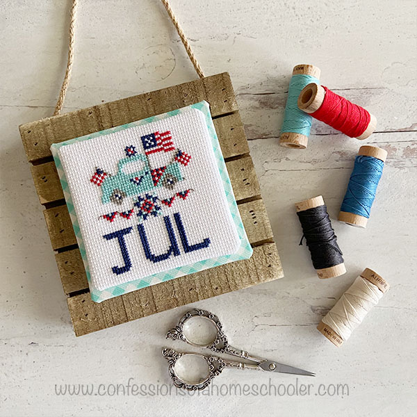 Vintage Truck July Cross Stitch Vintage Truck July Cross Stitch