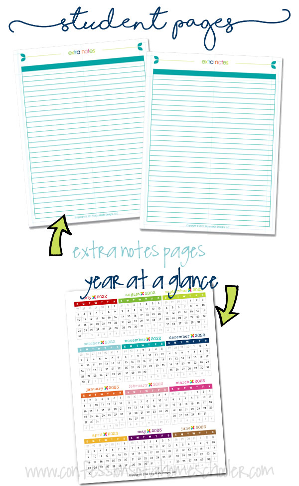 Homeschool Student Planner 2022