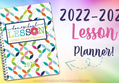 2022-2023 Homeschool Lesson Planner
