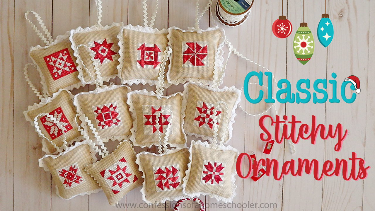 Classic Stitchy Ornaments 2022