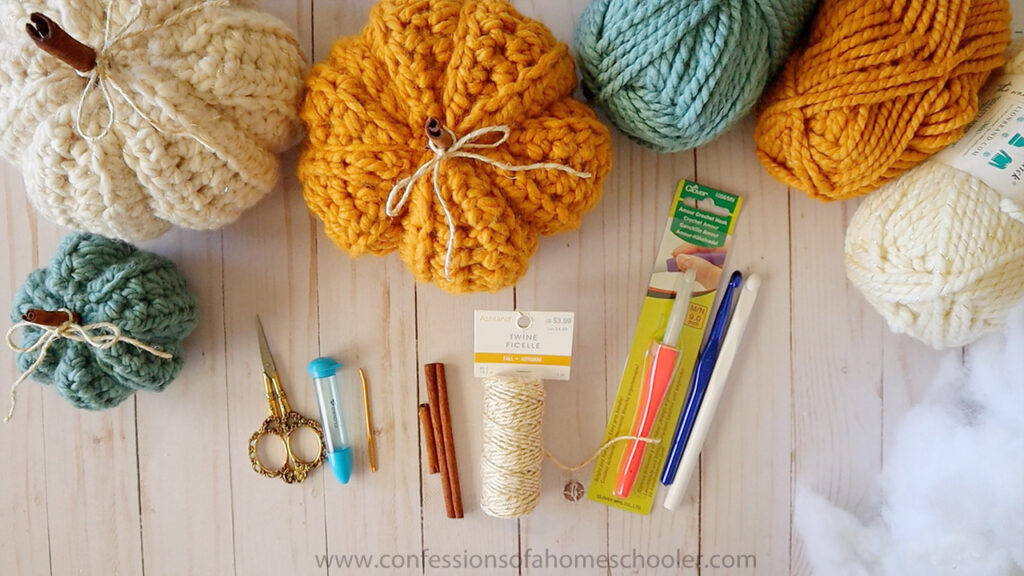 Crochet Pumpkins Supplies