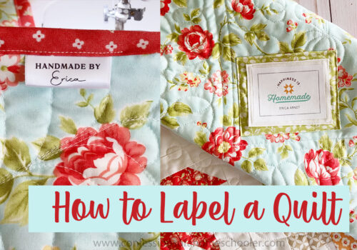 How to Label a Quilt (Two Ways!)
