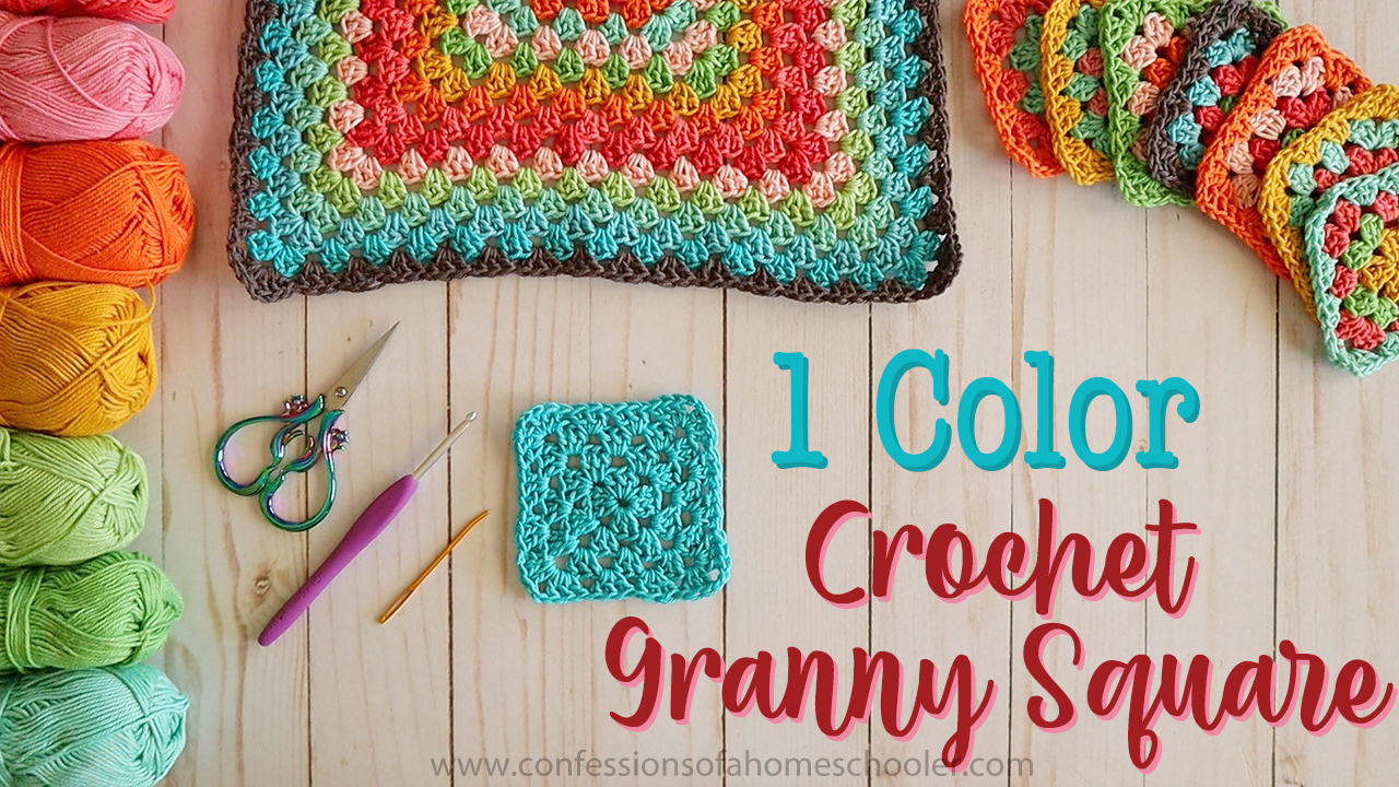 How to Crochet a Granny Square (Beginner Crochet Tutorial)