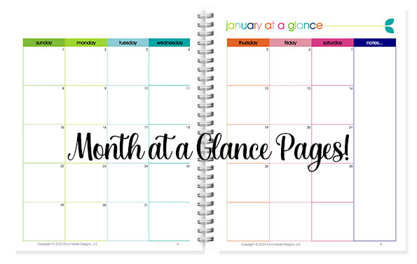 2023 Daily Life Planner month