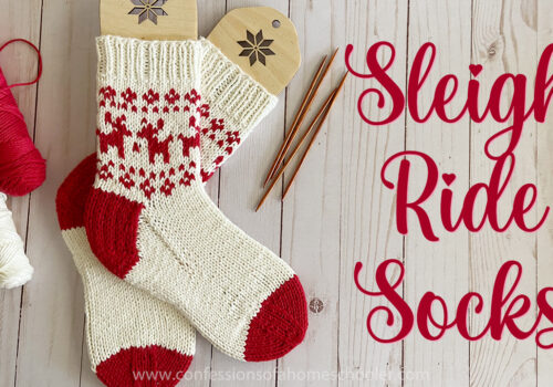 Sleigh Ride Knit Sock Pattern!