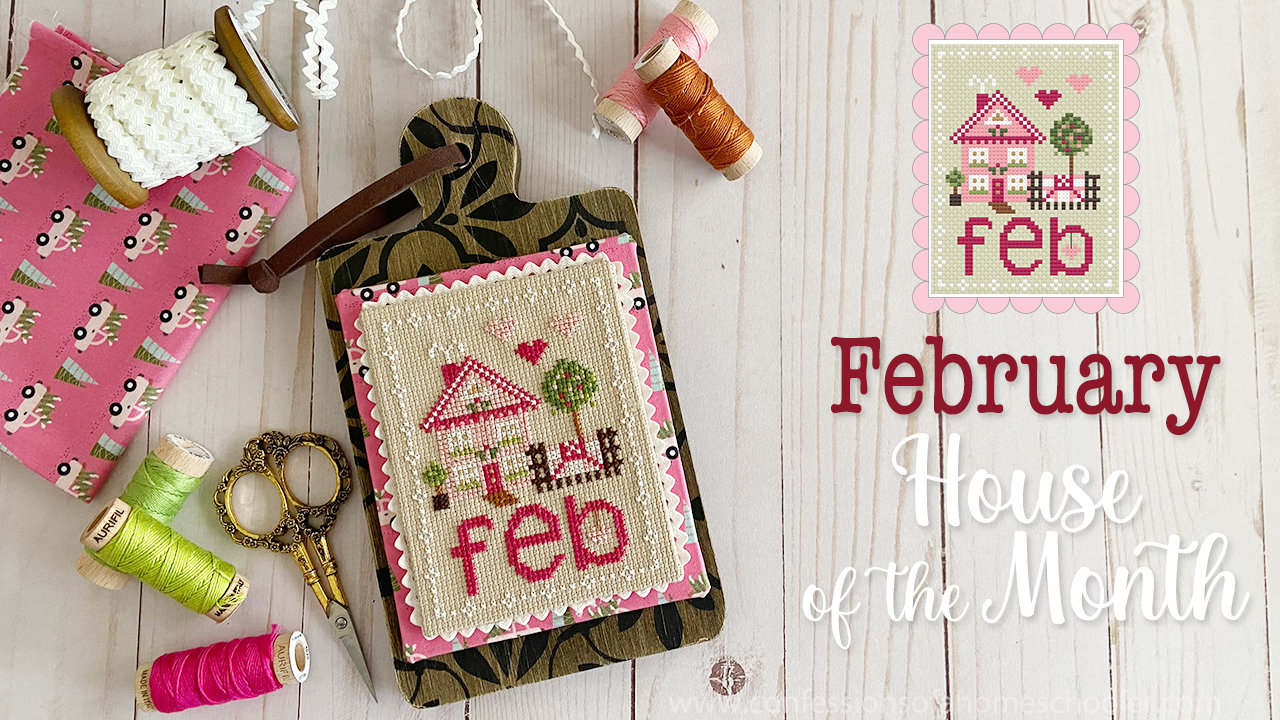 February House Cross Stitch February House Cross Stitch